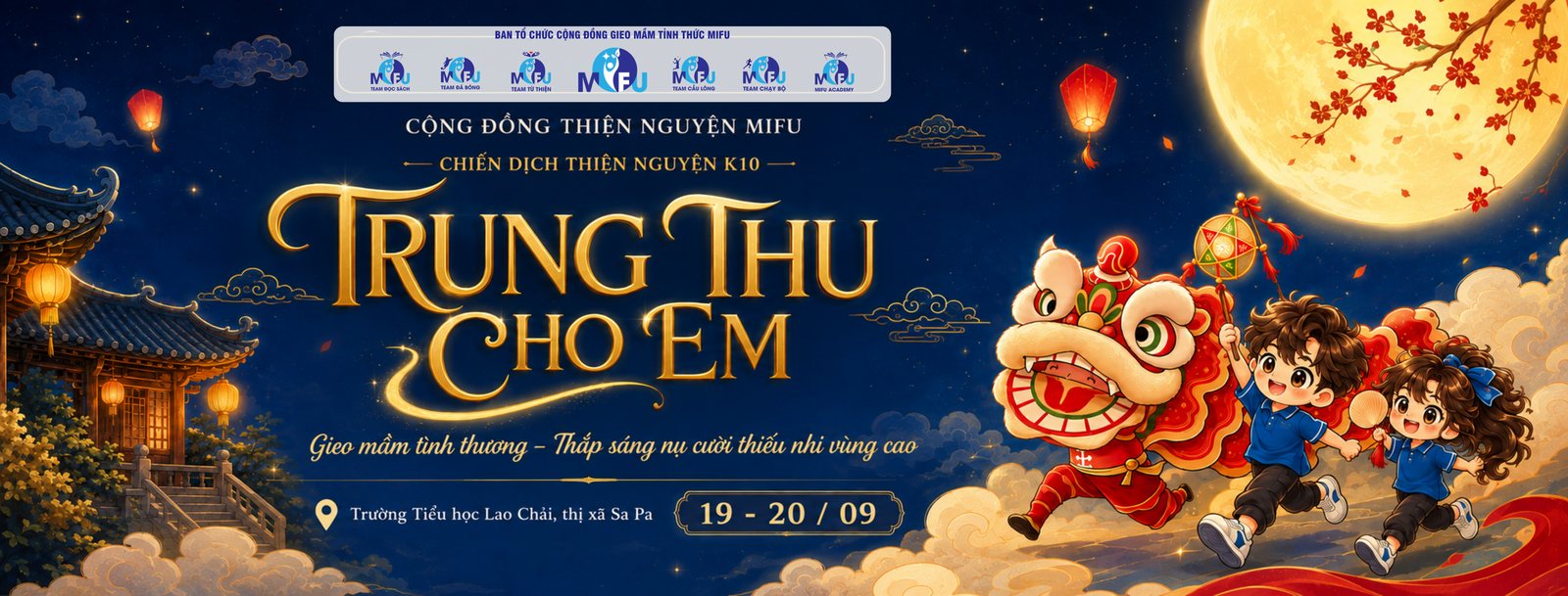 Hình ảnh hoạt động của Cộng đồng Thiện nguyện MIFU