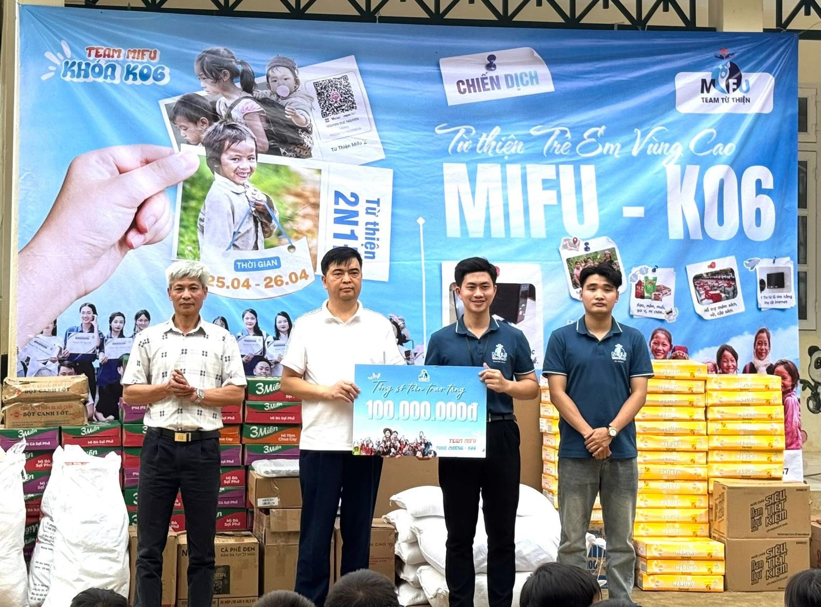 Hình ảnh hoạt động của Cộng đồng Thiện nguyện MIFU