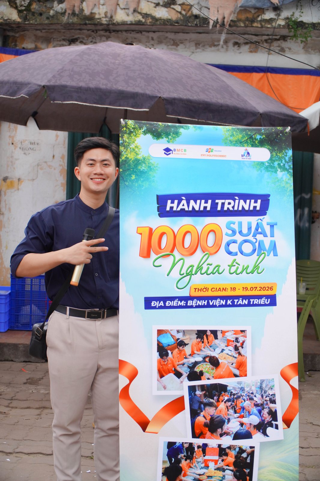Nguyễn Đức Nguyên trong hoạt động thiện nguyện của MIFU